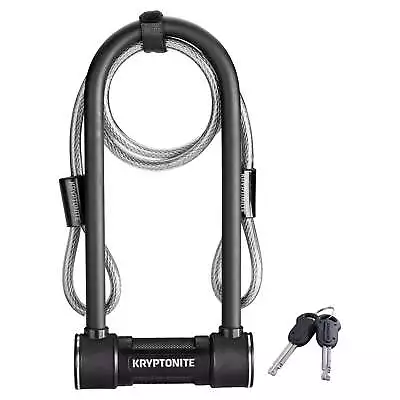 Kryptonite Level 5 14 Mm U-Lock Bicycle Lock With Looped Bike Security Cable • $34.96