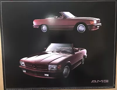 1979 Mercedes Benz 450 SL AMG Car Poster Very High Quality Very Rare Stunning! • $29.95