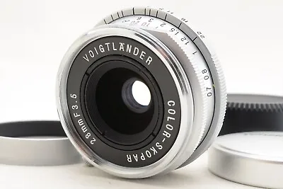 [NMint Voigtlander Color-Skopar 28mm F/3.5 Lens For LTM Leica L Screw 6053#J1213 • $499.99