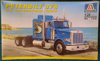 Italeri Peterbilt 378 Big Rig Plastic Truck Model 1/24 # 746 New In Sealed Box • $80