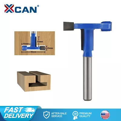 1Pc T Track T Slot Router Bit Wood Planing Bit Woodworking Cutter 1/4'' Shank • $15.71