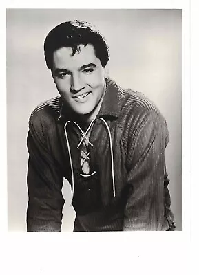 Vintage Elvis Presley Black & White B&w Promo Promotional Photo Photograph #18 • $14.99