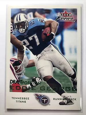 /114 Eddie George DRAFT POSITION SSP TITANS OILERS 2000 Fleer Focus RARE!! • $4.99