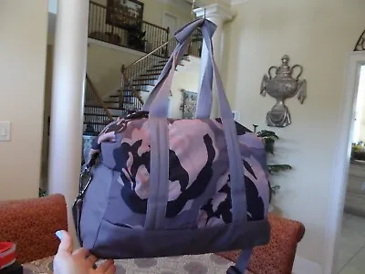 Stella McCartney For Adidas Nylon Mauve Camouflage Gym Bag  • $99