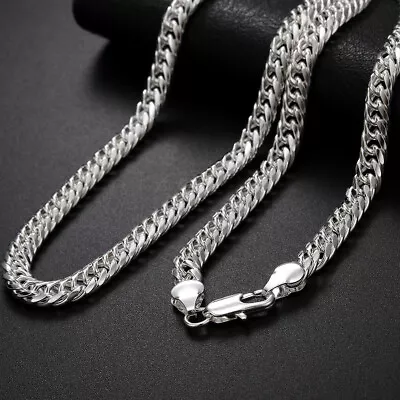 20  - 24  Mens 925 Sterling Silver 10mm Miami Cuban Link Chain Necklace #N237 • $15.99