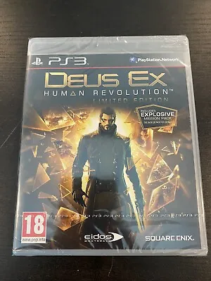 Deus Ex - Human Revolution (PS3) NEW Complete CIB • $15