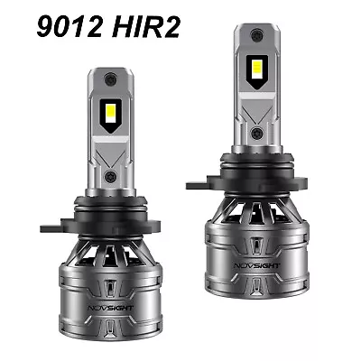 NOVSIGHT 9012 HIR2 LED Headlight Conversion Kit High And Low Beam Bulbs White AU • $30.99