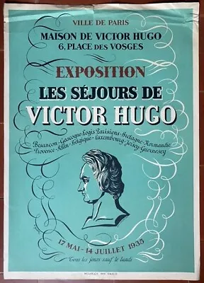 Poster Exhibition All Mudguard Stays Of Victor Hugo Lithography Mourlot • $102.20