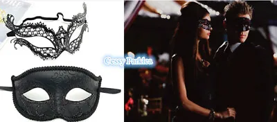 Luxury Couples Vampire Diaries Katherine Pierce Masquerade Masks W/ Rhinestone • £16.72