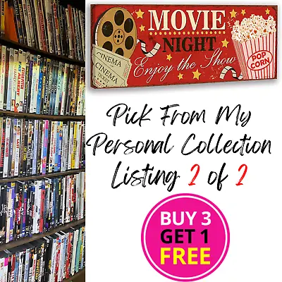 $2.99 • Buy DVD's VAST COLLECTION TO PICK FROM - ALL GENRES - Listing #2 Of 2