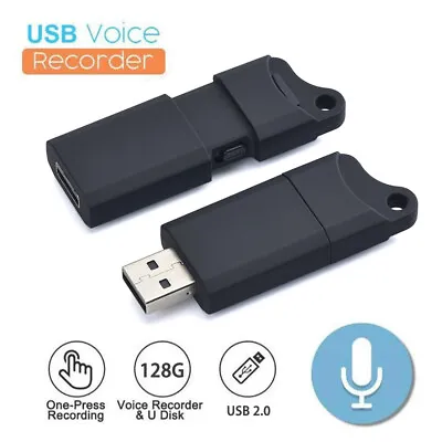 Portable USB Mini Voice Recorder Digital Sound  Record Drive Audio Recording • $14.38