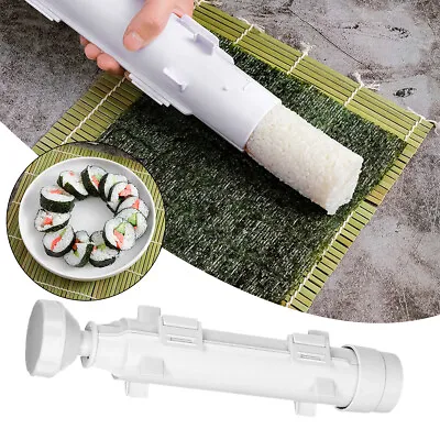 DIY Sushi Maker Sushi Bazooka Roller Maker Mold Rice Rolling Kitchen Tools Kit • £5.19