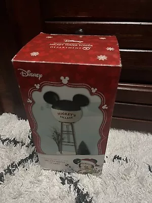 Disney Deparment 56 Mickey's Merry Christmas Village Water Tower With Box • $54.99