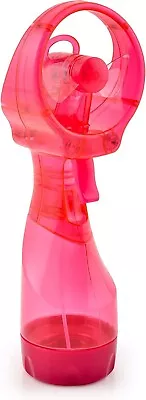 O2COOL Deluxe Handheld Misting Water Fan Battery Operated Raspberry Pink • $12.33
