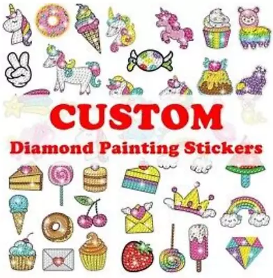 £4.99 • Buy DIY Full Drill Diamond Painting Cross Stitch Kit Children Kids Diamond Stickers