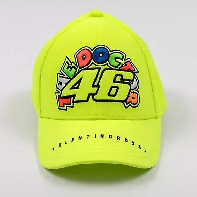 Official Valentino Rossi VR46 Embroidered Kids Yellow Doctor Cap • $29