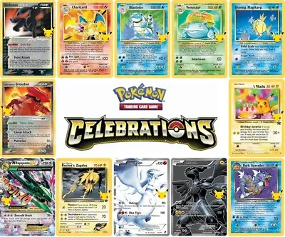 $39.95 • Buy 2021 Pokemon Celebrations Singles - Choose Your Card! - Many Available, All NM