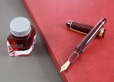 £159.98 • Buy Platinum #3776 Century Fountain Pen Bouorgogne Red GT (PNB15000A.71)