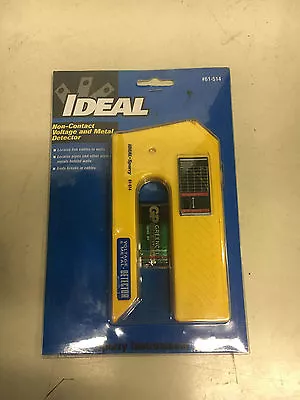 Ideal 61-514 New In Box Non-contact Voltage And Metal Detector See Pcis #a77 • $15.99