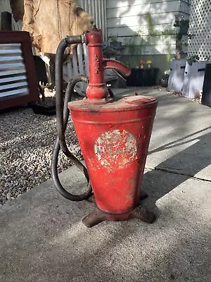 Vintage Mobillube Mobil Oil Aro Gas Station Gear Oil Pump Mancave Original • $250