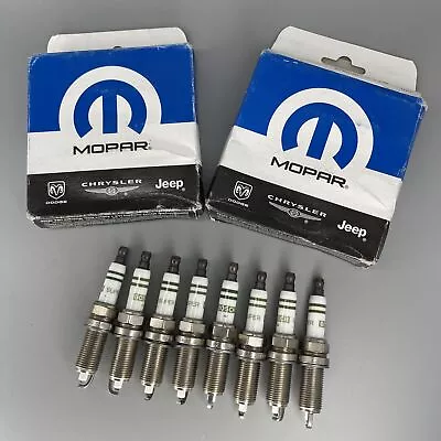 OEM Mopar Spark Plug 8pcs For Dodge Jeep RAM Chrysler Lexus KIA SPFR8TE2AA NEW • $67.60