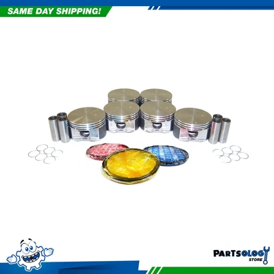 $899.99 • Buy DNJ PRK1105 Piston And Ring Kit For 02-12 Dodge Jeep 3.7L V6 SOHC 12V