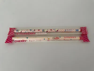 RARE Sanrio Pencils SCENTED 1976 Hello Kitty  My Melody VTG Cherry Strawberry • $49.99