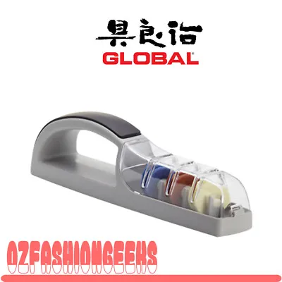 $59.50 • Buy NEW Global Minosharp Plus 3-Stage Ceramic Water Knife Sharpener No.550 79726 P5