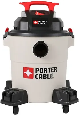 $54.99 • Buy Porter-Cable 6 Gallon 4 Peak HP Wet/Dry Vac Shop Vacuum