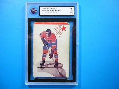 1948 Nhl Hockey Playing Card Nno Maurice Richard Ksa 2 Gd Queen Of Clubs Nice!!  • $259.99