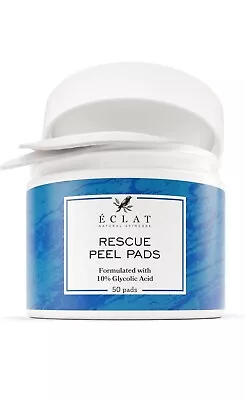 10% Glycolic Acid Pads Chemical Peel For Face At Home W/Vitamin E & Aloe Vera • $10.99