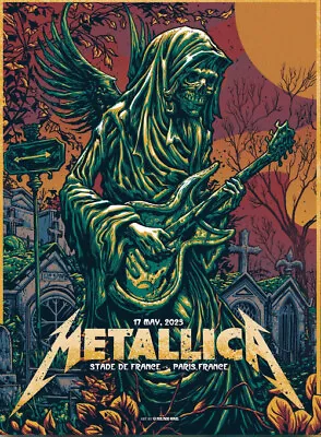 Metallica Concert Poster 11 X 17 FREE USA Shipping ! • $20