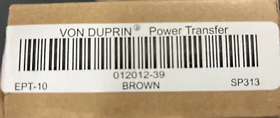 Von Duprin Electric Power Transfer EPT-10 Brown SP313 012012-39 Transfer Hinge • $109.99