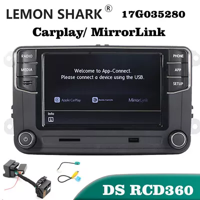 $219.99 • Buy CarPlay Car Stereo Radio DS RCD360 RCD340G RCD330 For VW PQ Jetta Golf Passat