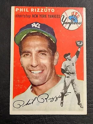 🔥 1954 Topps PHIL RIZZUTO #17 Vintage Baseball Set Break VG-VGEX • $2.25
