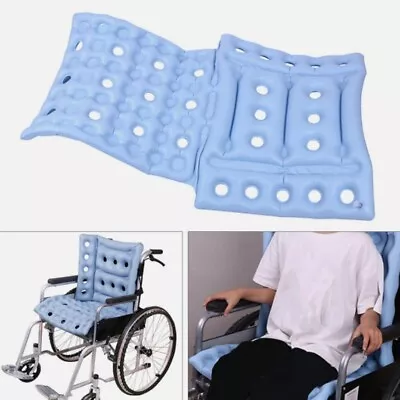 Air Seat Cushion With Holes PVC For Wheelchair Pressure Relief Air Mattress D6 • $22