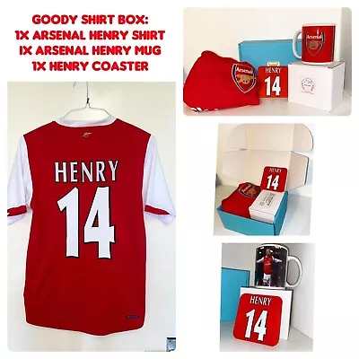 £74.99 • Buy Arsenal HENRY -14- 2006/08 Home Shirt Small / S - GOODY-SHIRT GIFT BOX