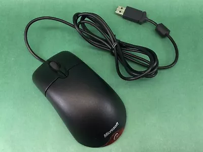 Microsoft Wheel Mouse Optical USB And PS2 Compatible X802382-022 Black • $16