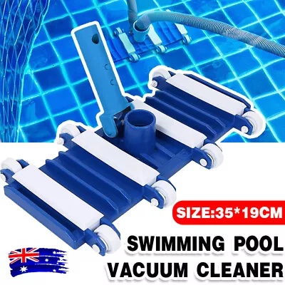 Pool Set Pool Vacuum Vac Head Flexible Wheels Swimming Heavy Duty • $26.88