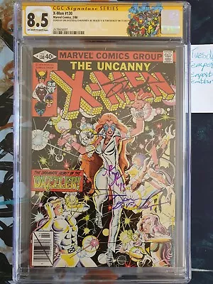 X-Men #130 - Signed X3 - 1st Appearance Of Dazzler - CGC 8.5  • £300