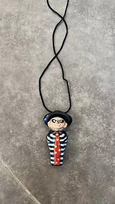 1981 Vintage Mcdonalds Hamburgler Pen Topper Necklace • $15