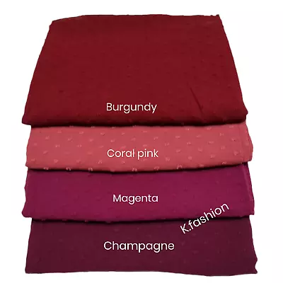 New Luxury POM POM Chiffon Long Maxi Style Scarf Hijab Neck Scarf Headwrap Shawl • £4.95