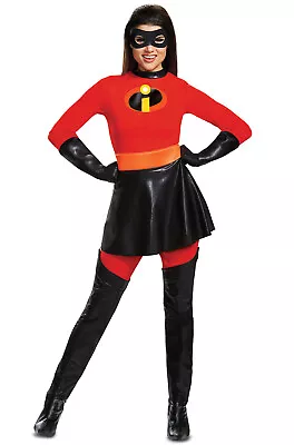 The Incredibles 2 Mrs. Incredible Skirted Deluxe Adult Costume • $57.29