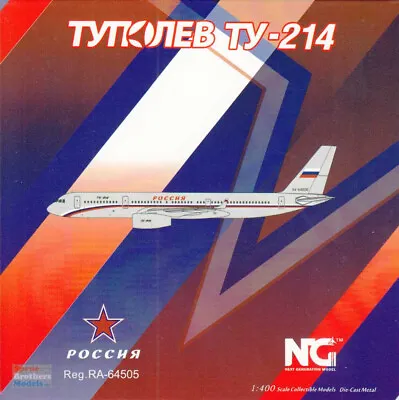 NGM40020 1:400 NG Model Russia State Transport Company Tupolev Tu-214 Reg • $58.89