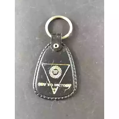 UAW CAR Key To Victory Vintage Keychain Black • $11.52