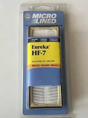 Eureka HF-7 Vacuum Filter Micro Lined HEPA NEW DVC BRAND FREE SHIPPING • $12.98