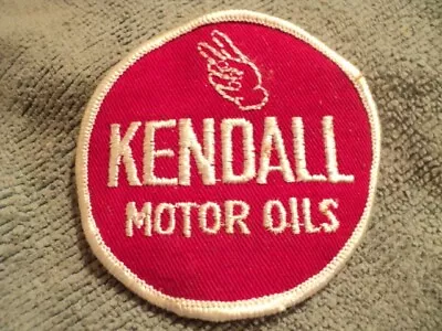 Kendall Motor Oil Patch Vintage Original Round 3  Embroidered Logo Sew On NOS • $2.99