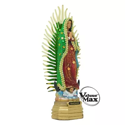 ValuueMax™ Our Lady Of Guadalupe Statue Finely Detailed Resin 8 Inch Tall • $30