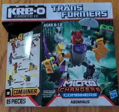 Hasbro KRE-O Transformers Abominus Micro Changers Combiners Action Figure KREO • $33