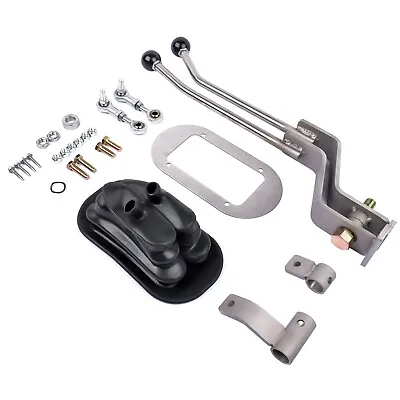 Stainless Steel Twin-Stick Shifter For GM NP205 8-Bolt Transfer Case With Boot • $120
